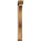 Ekena Millwork Funston Slat Smooth Bracket w/ Offset Brace, Western Red Cedar, 5 1/2"W x 36"D x 48"H BKT0604X36X48FST06SWR - alternate 4